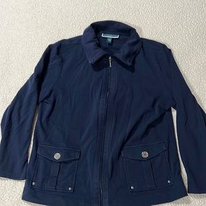 Karen Scott sport petites women’s activewear jacket used